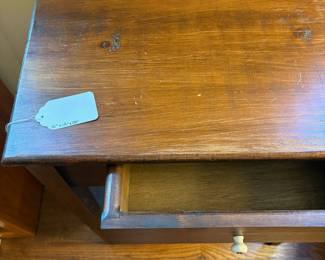 T60 - $60. Single Drawer Nightstand. Measures 21" x 13" x 28" tall.