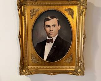 T30 - $20. Framed printed photo - Frame and photo are NOT old.