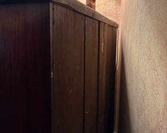 T37 - $375. Antique 5 Drawer Dresser. All drawers slide easily. Excellent Condition - one tiny piece of veneer is chipped near the back. Measures 42.5" x 20.25" x 42" tall.
