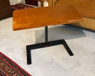 T16 - $150. Herman Miller Levenger Scooter Stand Desk. Measures 28" wide x 23" tall at the lowest - 31" tall at the tallest.