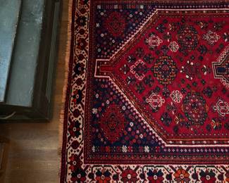 T49 - $325. Vintage Rug in Excellent Condition. Measures 101" x 62".
