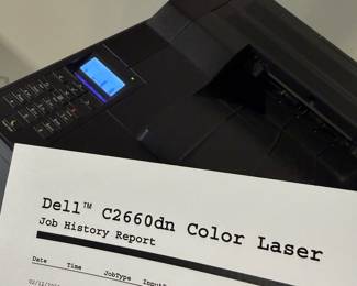 T35 - $300. Dell C2660dn Color Laser Printer. Tested and it works!