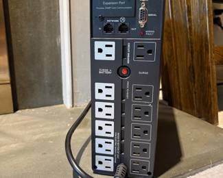 T77 - $75. CyberPower 1500VA Battery Backup System.