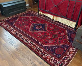 T49 - $325. Vintage Rug in Excellent Condition. Measures 101" x 62".