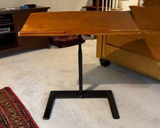 T16 - $150. Herman Miller Levenger Scooter Stand Desk. Measures 28" wide x 23" tall at the lowest - 31" tall at the tallest.