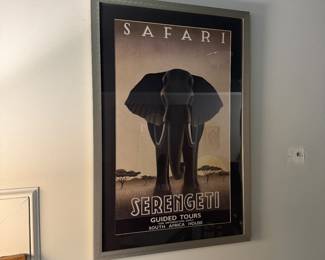 T17 - $30. Serengeti Poster. Measures 29" x 42.5".