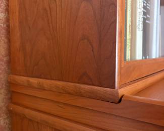 T52 - $450. Barrister Bookcase. All doors open easily. No name found. Excellent Condition. Measures 34.5" x 15.75" x 80.5" tall.