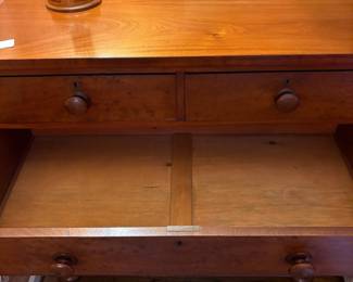 T37 - $375. Antique 5 Drawer Dresser. All drawers slide easily. Excellent Condition - one tiny piece of veneer is chipped near the back. Measures 42.5" x 20.25" x 42" tall.