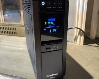 T77 - $75. CyberPower 1500VA Battery Backup System.
