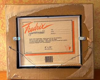 T40 - $175. Saville Original Painting. (Possibly John Michael Saville?) Measures 14" x 12" framed. Beautiful & Bright Colors!