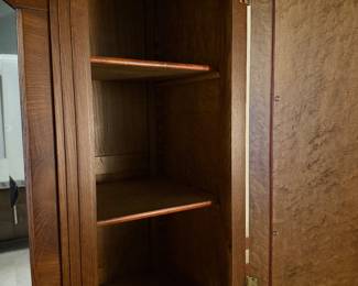 T13 - $2,250. Mirrored Armoire / Wardrobe. EXCELLENT Condition. You will not find one in better shape! Purchased at an antique store in Scott, AR. Measures 70" x 20" x 7' tall. I believe it moves in 5 pieces - please have appropriate help - it's still going to be a project!
