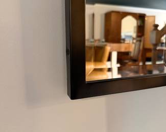 T4 - $250. PAIR of Pottery Barn Eagen Wall Mirrors. Can hang either direction. Measures 19” x 44.5” tall. Both are in excellent condition.