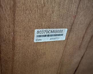 T68 - $450. Mission Style 3 Drawer Wooden File Cabinet. Measures 26" x 22" x 42" tall. Excellent Condition.