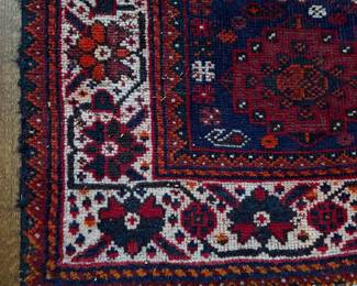 T49 - $325. Vintage Rug in Excellent Condition. Measures 101" x 62".