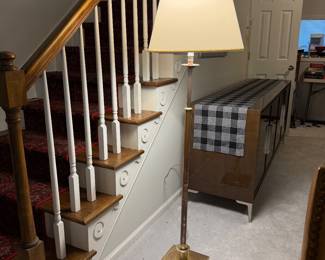 T18 - $85. Floor Lamp. Measures 57" tall.