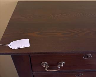 T59 - $175. Wooden Lingerie Chest. All drawers slide perfectly. Measures 26" x 17" x 47.25" tall.