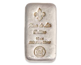1 10 ozt. Fine Silver .999 Bar 2