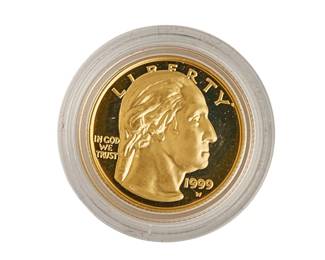 1999W $5 George Washington Commemorative Gold Coin