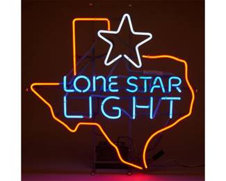 Lone Star Light Beer Neon Sign