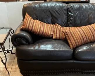 Sofa, Table and Lamp.