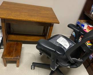 Office Chair, Printer TableDesk