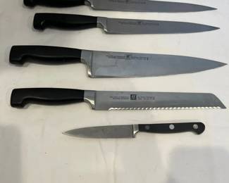 Four TwoMan Henckels Solingen, Germany Knives And One 1Man.