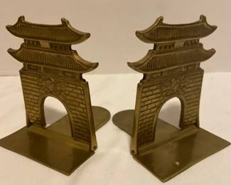 Pagoda Book Ends.