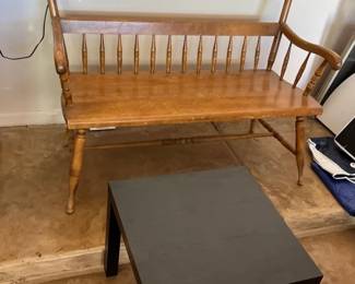 Bench And Table.