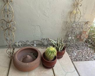 Delightful Metal Decor And Pots