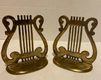 Lyre Book Ends.