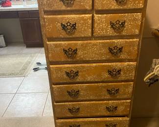 Chest Of Drawers With The Coolest Textured Finish.