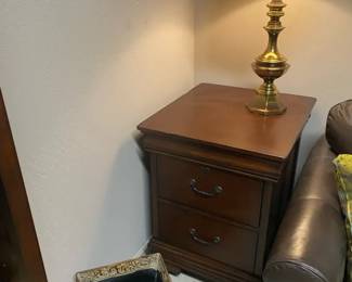 A FurnitureGrade File Cabinet, Lamp, and More.