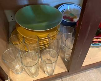 Another Set Of Colorful Kitchenware With A Roselane Appetizer Bowl.