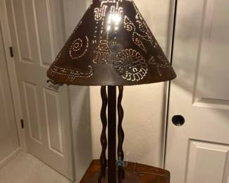 Metal Lamp.