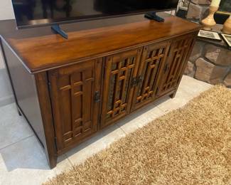 Cherry Wood Console