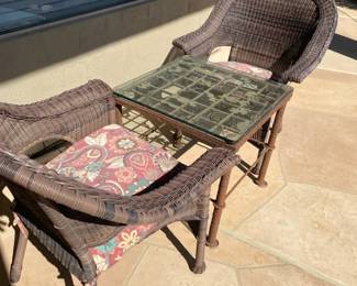 Rustic Patio Table For Two