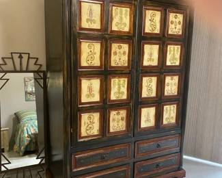  02 Solid Wood Entertainment Center Deluxe.