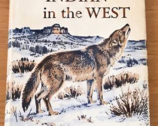 Vintage The Indian in the West by A. B. Guthrie Jr., illustrated Western-themed cover.