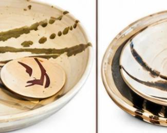 Pottery plates