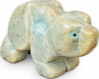 Small stone bear figurine