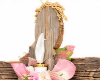 Rustic angel decoration