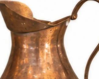 Copper pitcher