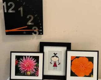 Modern Art and Clock