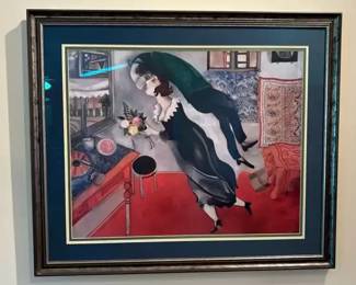 Marc Chagall Print, The Birthday