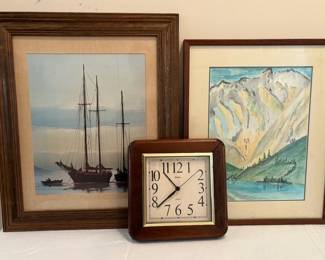 Landscape and Sailboat Art