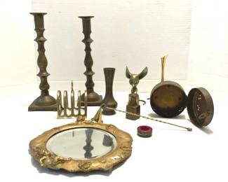 Whimsical Assortment of Brass Collectibles