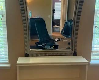 Bookcase And Mirror