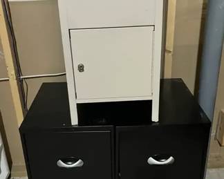 3 Locking File Cabinets