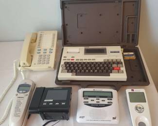 Land Lines, Weather Radio, Vintage Epson HX20,Other Electronics