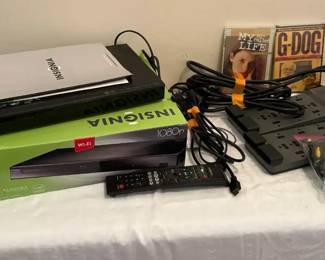 Insignia BluRay Disc Player with DVDs